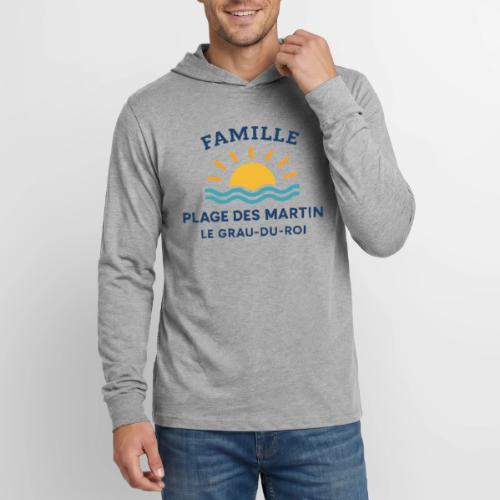 Family Beach Shirt – Plage des Martin Design - Unisex Long Sleeve Hoodie Shirt