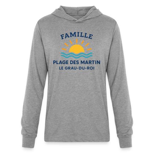 Family Beach Shirt – Plage des Martin Design - Unisex Long Sleeve Hoodie Shirt