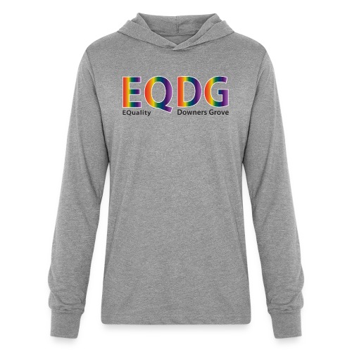 EQDG text - Unisex Long Sleeve Hoodie Shirt