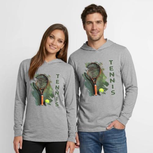 Tennis Precision Strike - Unisex Long Sleeve Hoodie Shirt
