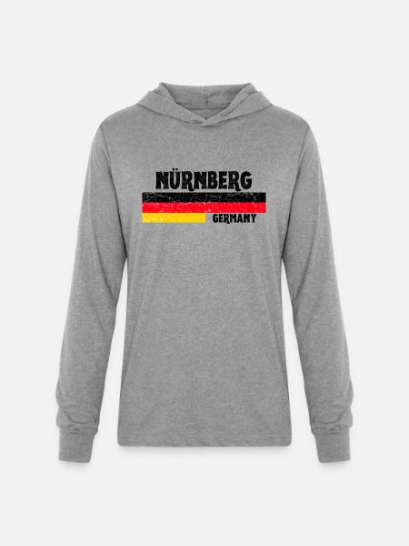 Nürnberg Germany - Unisex Long Sleeve Hoodie Shirt - heather grey