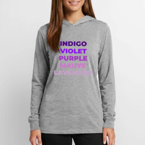 Shades of Purple - Unisex Long Sleeve Hoodie Shirt