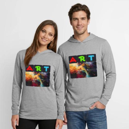 Waves of Art - Unisex Long Sleeve Hoodie Shirt