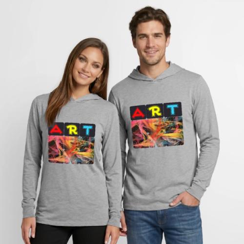 Chaotic Threads of Art - Unisex Long Sleeve Hoodie Shirt