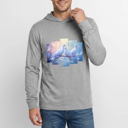 Symbols of Peace and Serenity - Unisex Long Sleeve Hoodie Shirt