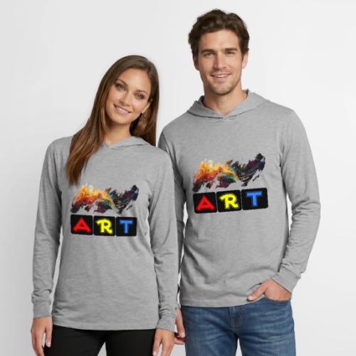 Pulse of Art - Unisex Long Sleeve Hoodie Shirt