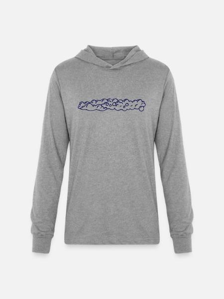 Soap Bubbles - Unisex Long Sleeve Hoodie Shirt - heather grey