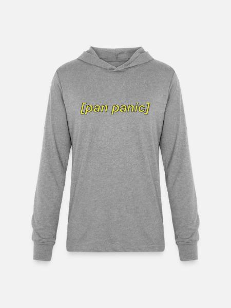 Pan Panic Subtitles - Unisex Long Sleeve Hoodie Shirt - heather grey