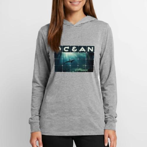 Ocean Whisper - Unisex Long Sleeve Hoodie Shirt