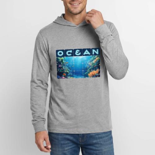 Ocean: Tropical Drift - Unisex Long Sleeve Hoodie Shirt