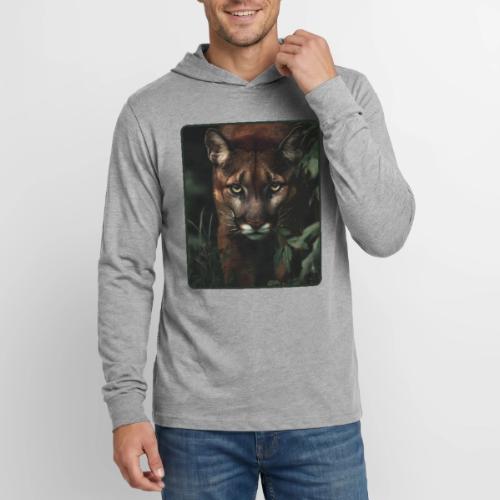 Cougar Jungle Predator Design - Unisex Long Sleeve Hoodie Shirt