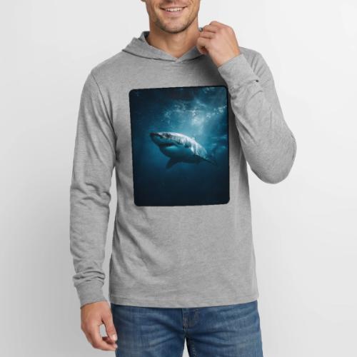 Great White Shark Ocean Design - Unisex Long Sleeve Hoodie Shirt