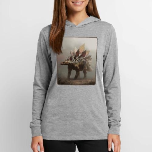 Stegosaurus Misty Forest Design - Unisex Long Sleeve Hoodie Shirt