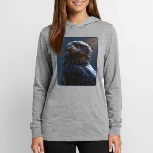 Majestic Eagle Cinematic Portrait Design - Unisex Long Sleeve Hoodie Shirt
