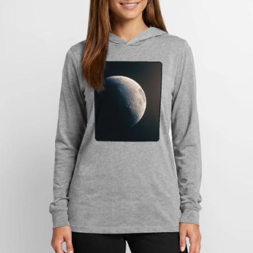 Crescent Moon Celestial Artwork - Unisex Long Sleeve Hoodie Shirt