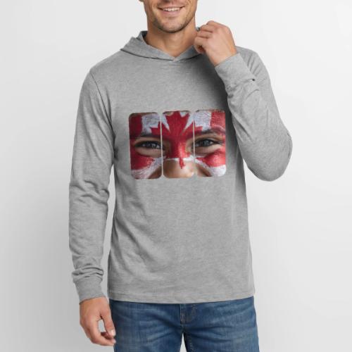 Proudly Canadian - Unisex Long Sleeve Hoodie Shirt
