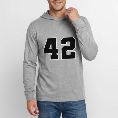 Varsity Number 42 Sports Style - Unisex Long Sleeve Hoodie Shirt