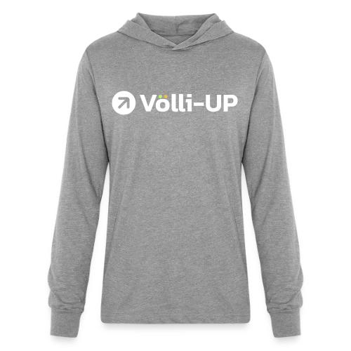White Horizontal Logo - Unisex Long Sleeve Hoodie Shirt