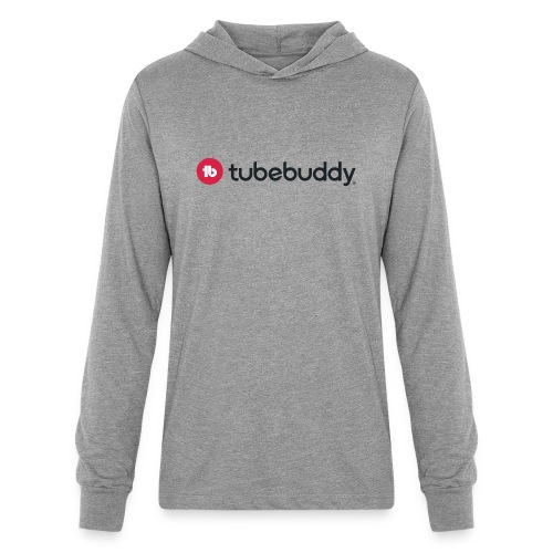 TubeBuddy Logo on Light - Unisex Long Sleeve Hoodie Shirt