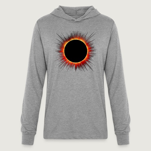Solar Eclipse Flare Burst Cartoon - Unisex Long Sleeve Hoodie Shirt