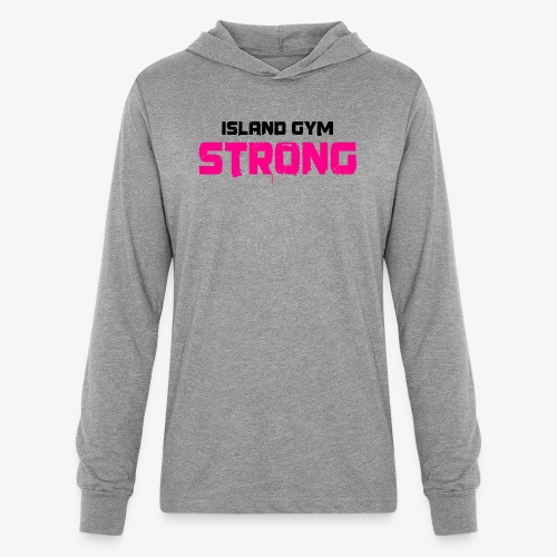 Island Gym Strong Pink white IG - Unisex Long Sleeve Hoodie Shirt