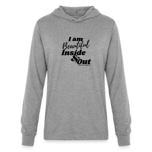 I am Beautiful - Inside and Out | Black Type - Unisex Long Sleeve Hoodie Shirt