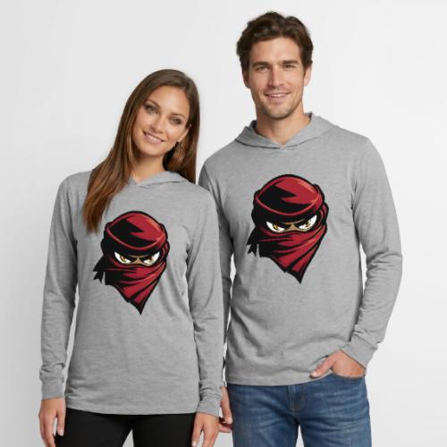Scarlet Shadow Ninja - Unisex Long Sleeve Hoodie Shirt