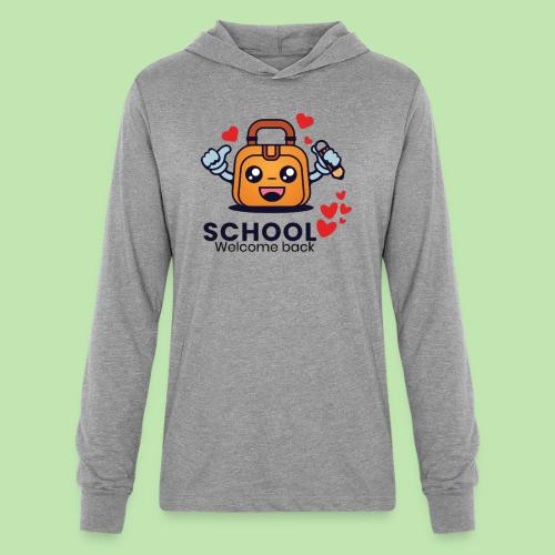 first day of school outfit- school Welcome back - Unisex Long Sleeve Hoodie Shirt