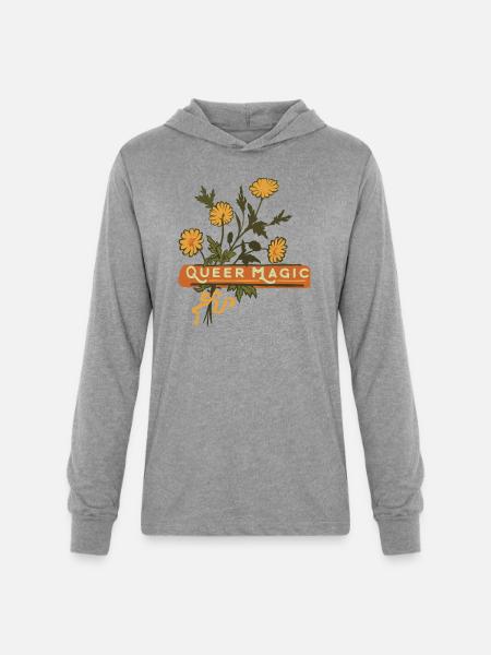 Queer Magic - Unisex Long Sleeve Hoodie Shirt - heather grey