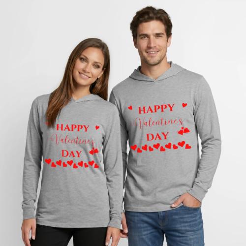 Valentine's Day Fashion, Living Love February 14 - Unisex Long Sleeve Hoodie Shirt