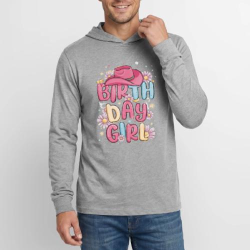 Birthday Collection - Cowgirl Birthday - Unisex Long Sleeve Hoodie Shirt