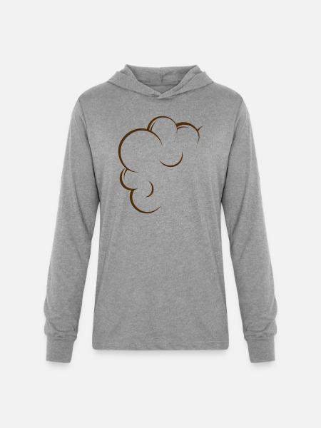bubbles - Unisex Long Sleeve Hoodie Shirt - heather grey