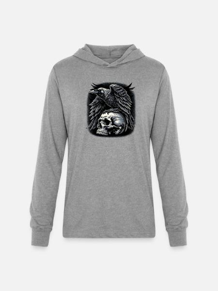 Guardian of the Lost - Unisex Long Sleeve Hoodie Shirt - heather grey