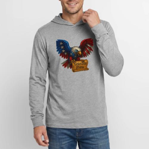 Veterans Press Bald Eagle - Unisex Long Sleeve Hoodie Shirt
