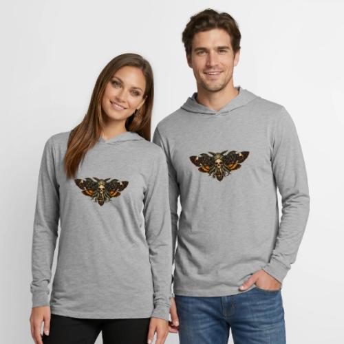Cthulhu Moth Skull - Unisex Long Sleeve Hoodie Shirt