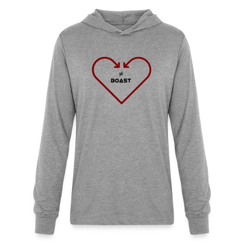 love does not boast - Unisex Long Sleeve Hoodie Shirt