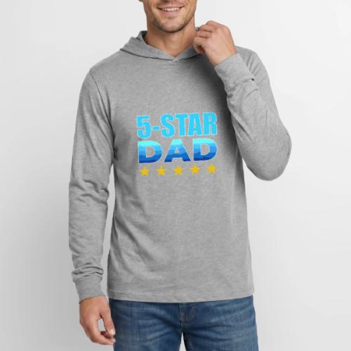 Five Stars Dad - Unisex Long Sleeve Hoodie Shirt
