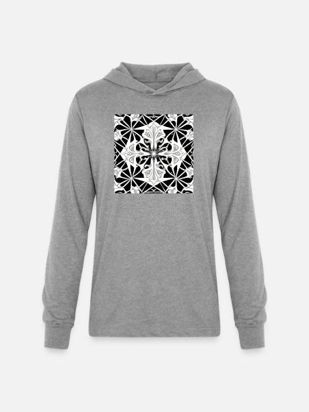 Beautiful ornament - Unisex Long Sleeve Hoodie Shirt - heather grey