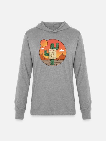 Nature Wanted Sock - Unisex Long Sleeve Hoodie Shirt - heather grey