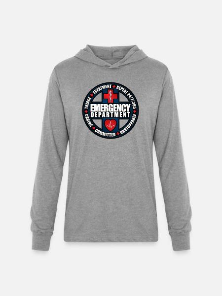 Emergency Department Unstoppable - Unisex Long Sleeve Hoodie Shirt - heather grey