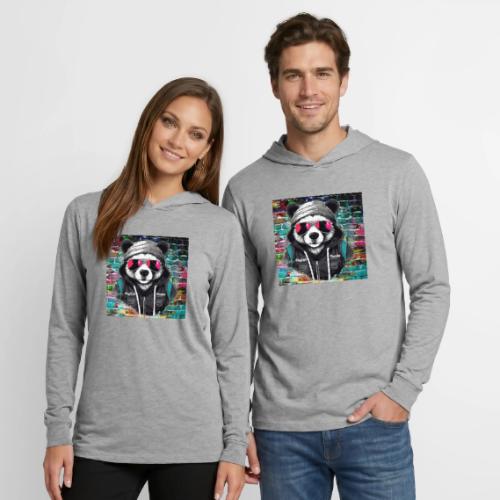 Stylish panda 2 - Unisex Long Sleeve Hoodie Shirt