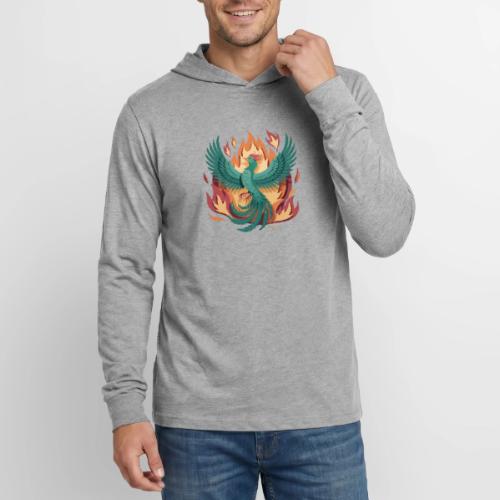 Phoenix Rising Mythical Fire Bird Fantasy Design - Unisex Long Sleeve Hoodie Shirt