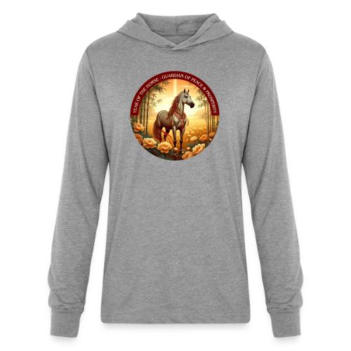 Year of the Horse Guardian T Shirt, Lunar New Year - Unisex Long Sleeve Hoodie Shirt