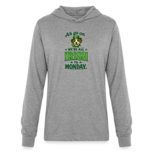 St. Patrick’s Day Dog T-Shirt – We’re All Irish - Unisex Long Sleeve Hoodie Shirt