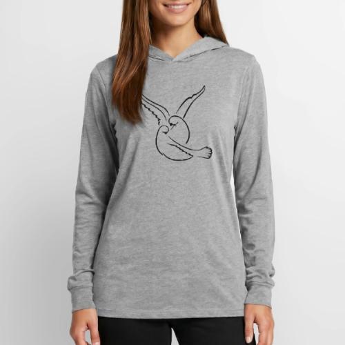 EMBRACED_TURTLEDOVES - Unisex Long Sleeve Hoodie Shirt