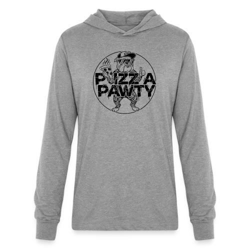 Pizza Pawty Bulldog T-Shirt | Funny Dog Pizza Tee - Unisex Long Sleeve Hoodie Shirt