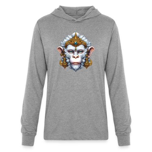 Thai Hanuman Monkey Deity Mask - Unisex Long Sleeve Hoodie Shirt