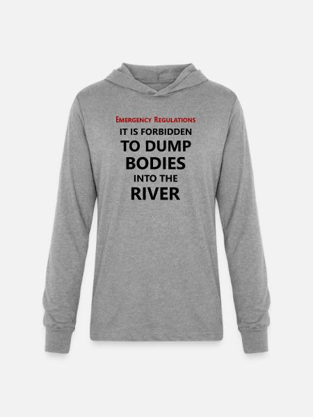 Emergency Regulations - Unisex Long Sleeve Hoodie Shirt - heather grey