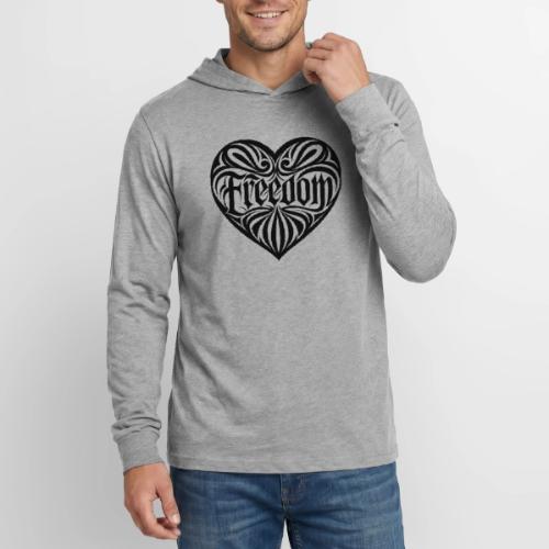FREEDOM in Heart - Unisex Long Sleeve Hoodie Shirt