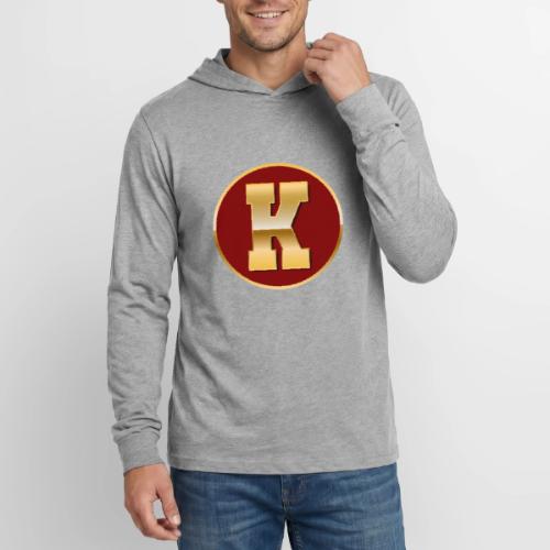 Letter K – Capital Varsity Alphabet Monogram - Unisex Long Sleeve Hoodie Shirt